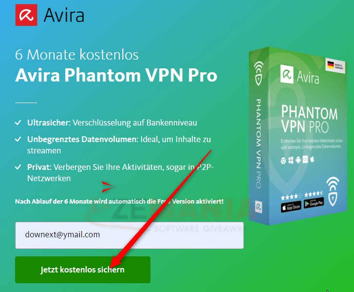 Avira Phantom VPN Pro Free License
