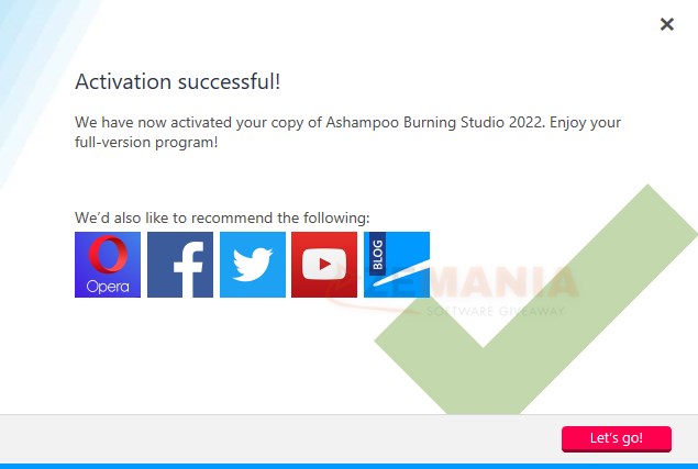 Ashampoo Burning Studio 2022 for free.