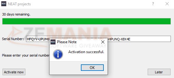 NEAT Projects activation license code