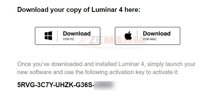 Skylum Luminar serial key
