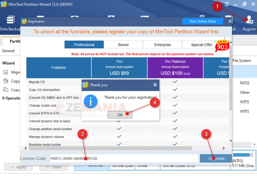 MiniTool Partition Wizard Pro With Free License Key