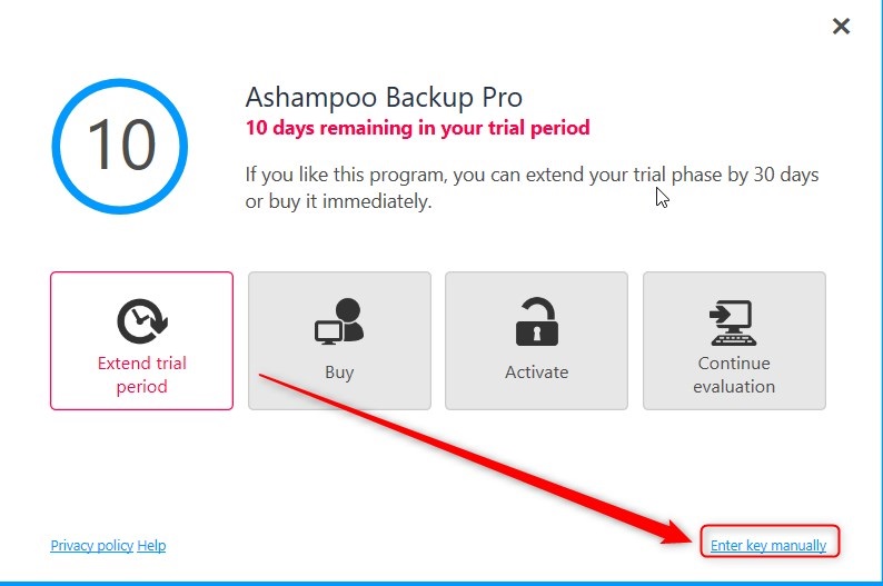 Ashampoo Backup Pro Activation
